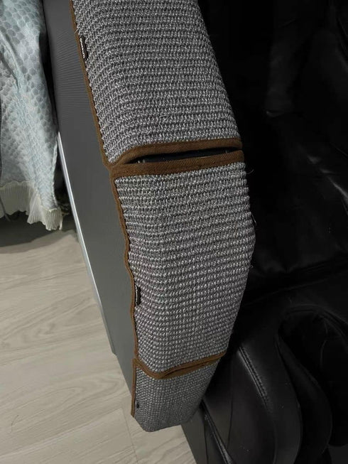 2PCS Cat Scratcher Mat Sofa Protector Natural Sisal Cat Scratching Mat Cat Scratch Couch Cover Grinding Claws Couch Guard Pad (11.8"x7.9" Gray)...