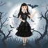 11.5 Inch Girls Dolls, Black Dolls, Black Dress, Halloween Christmas Dolls, Birthday for Girls Fans Kids...