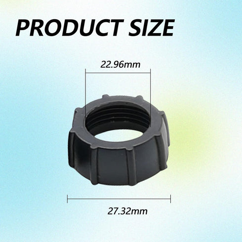 6 Pack Car Phone Mount Replacement Parts Tightening Nut for Replacement Car Mount Screw-On Ball-Joint Fixed Adapter Head Bracket Holder Ring for C...