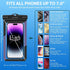 waterproof phone pouches bags holder, Cell phone water protectors 4 pack for swimming, IPX8 waterproof phone case cover for iPhone 15 14 13 Pro Ma...