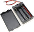 E-outstanding AAA Battery Case 4PCS 3 x 1.5V AAA Battery Case Holder,3 Slots x 1.5V AAA Battery Spring Clip Storage Box with ON/Off Switch and Wir...
