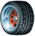 Aoshima 55458 Tuned Parts 89 1/24 Mark III Short Rim 14inch Tire & Wheel Set...