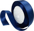 Navy Blue Satin Ribbon 1 Inch x 25 Yards Ribbon, Wedding Bouquet Ribbon Navy Blue Silk Ribbon, Silky Polyester Ribbon Shiny Fabric Ribbon for Hair...