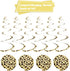 Boao 15 Pcs Cheetah Party Supplies Leopard Hanging Swirls Whirls Animal Print Party Decorations Cheetah Whirls for Birthday Baby Shower Jungle Ani...