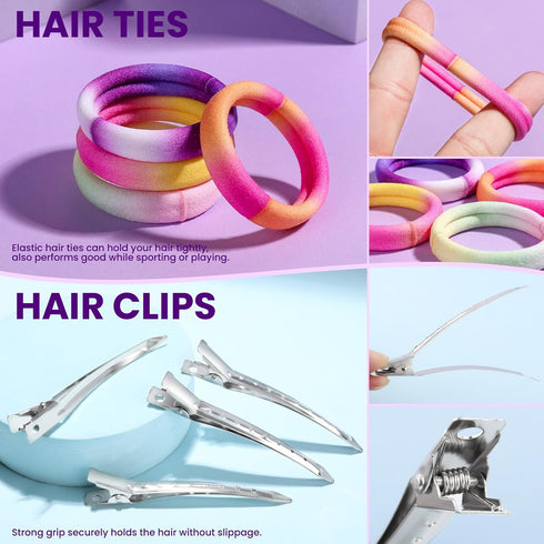 YGDZ Spa Headband, Skincare Headband for Washing Face, Makeup Headband, Fluffy Bow Headbands for Skincare, Face Wash Head Band Set for Women Girl...