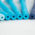 eco-friendly pen - crafted from 100% recycled paper, plastic-free, black Ink, pack of 10, Blue Lagoon set...