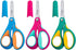 LIVINGO Left Handed Kids Scissors: Blunt Tip Safety Lefty Toddler Child Scissors for School Craft Cutting Paper - 3 Pack 5 inches Comfort Grip Gre...