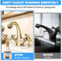 RP25513 Faucet Stem Assembly Compatible with Delta Two Handle Faucet Repair Kit with RP4993 Rubber Seat and Spring, Replacement Stems Cartridges f...