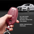 Tukellen Compatible with Audi Key Fob Cover Genuine Leather with Keychain,Leather Key Case Key Shell Compatible with Audi R8 Q5 Q7 S3 S4 S5 S6 S7 ...