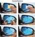 8 Pieces Car Rearview Mirror Film, Anti Fog Glare Rainproof Waterproof Mirror HD Clear Nano Coating Car Film, Protective Sticker for Rear View Mir...