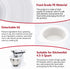 K45SS Mixers Bowl Covers for Kitchenaid Tilt-Head Stand Mixer 4.5-5 Quart, Splashproof Bowl Lid....