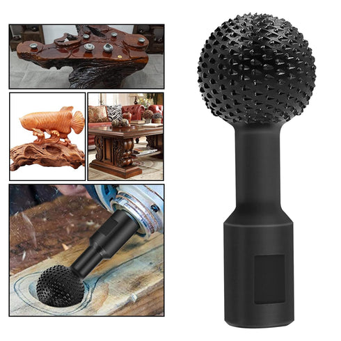 eMagTech Spherical Rotary Burr Carbon Steel Spherical File Spherical Grinding Head Power Tools Head Accessories for Engraving Carving Grinding Pol...