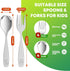 8 Pieces Toddler Utensils, Kids Stainless Steel Silverware Set - 4pcs Forks and 4pcs Spoon, Cute Children Flatware Sets with Mirror Polished, Self...