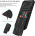 for iPhone XR Case with Card Holder Detachable Wallet Cover, Built-in Kickstand & Screen Protectors, Full Body Shockproof Phone Case for iPhone XR...