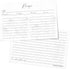 Recipe Cards 4x6 Set of 50 Floral 4x6 Recipe Cards - Thick Pure White Cardstock Recipe Organizer - Easy to Write On Recipe Cards For Bridal Shower...