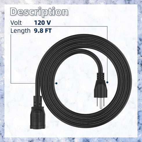 Snow Blower Electric Starter Cord 02483100 Compatible with Ariens Electric Start Cord Part Replacement for Ariens, MTD, Murray, Tecumseh 629-0071,...