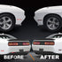 NDRUSH Blackout Side Marker Lights & Reflectors Vinyl Tint Film, Precut Overlay, Sidemarker Wrap Covers Compatible with Dodge Challenger 2015-2021...