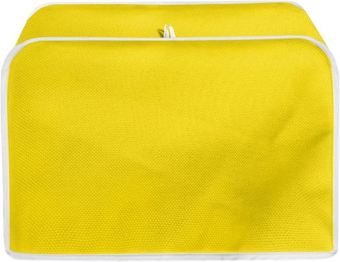 Yellow Toaster Dust Cover, Universal Toaster Dust Storage Bag for 2 Slice Bread Toaster, Small Appliance Cover...