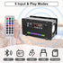DIY Bluetooth-Compatible Speaker Kit, DIY FM Radio Soldering Project USB Mini Home Sound Amplifier DIY Electronics Kit with Digital Display and Co...