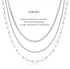 CHESKY Silver Necklace for Women,925 Sterling Silver Chain Necklace Layered Herringbone Rope Paperclip Chain Necklaces for Women Silver Jewelry fo...