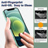 QHOHQ 3 Pack Screen Protector for iPhone 12 6.1 Inch with 2 Pack Tempered Glass Camera Lens Protector, Ultra HD, 9H Hardness, Scratch Resistant, E...