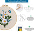 Embroidery Kit for Beginners,Cross Stitch Kits for Adults DIY Craft 3pcs Embroidery Pattern Needlework Fabric Embroidery Thread and Needles 1pcs E...