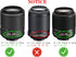 Hood-HB-34 Lens Hood Shade for Nikon AF-S DX NIKKOR 55-200mm f/4-5.6G ED VR II(Not for 5.6G IF-ED VR),HUIPUXIANG 52mm Lens Hood...