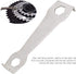 Alomejor Bike Chainring Nut Wrench, Multifunction Stainless Steel Chain Ring Bolts Wrench Crank Removal Wrench Cycling Repair Tool...