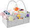 PHILORN Diaper Caddy Organizer, Extended 15-inch Baby Diaper Caddy with Dividers, Car Diaper Caddy, Diaper Caddy for Changing Table, Felt Diaper C...