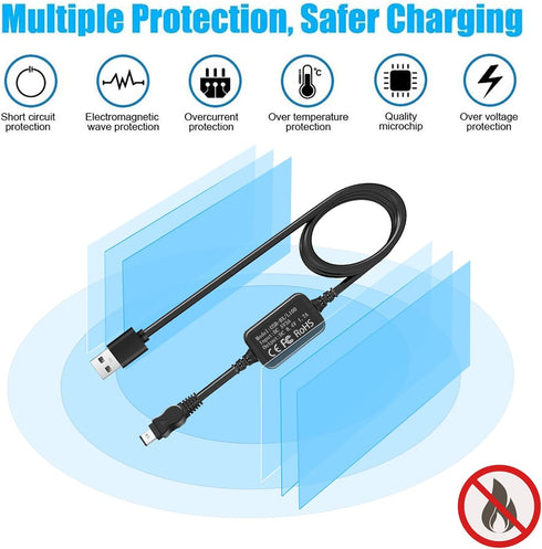 TKDY for Sony Hi8 Handycam Camcorder Charger AC-L100 USB Power Cord, ACL100 Power Adapter Supply for DCR TRV128 TRV103 TRV130, CCD-TRV108 TRV308 R...
