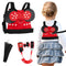 Lehoo Castle Toddler Leash for 1-5 Years, Baby Safety Harness for Girls with Anti-Lost Key Lock & Adjustable Strap, 3-in-1 Wrist Leash and Kids Ba...