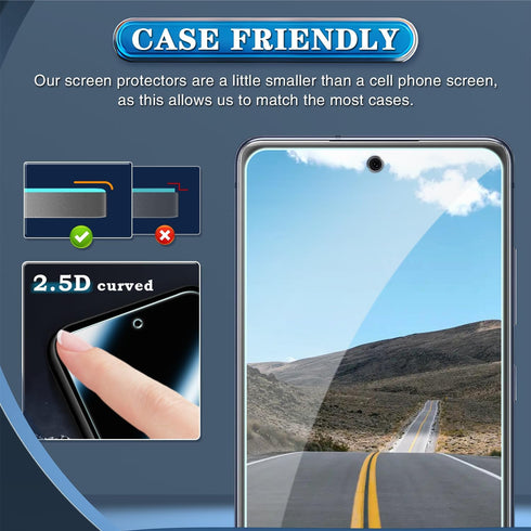 [3-Pack Screen Protector for Samsung Galaxy S20 FE 5G Tempered Glass, 9H Hardness, Bubble Free, Easy to Install...
