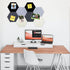 8Pcs Hexagon Felt Cork Board Tiles, Self Adhesive DIY Bulletin Board Pin Board for Office School Home Wall Decor Stickers Memos Photos Display (Gr...