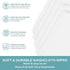Spasilk Washcloth Wipes Set for Newborn Boys and Girls, Soft Terry Washcloth Set, Pack of 20, White...