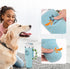 FIRJOY Funny Tumbler Plush Dog Toy - Cute Stanley-Shaped Cup Squeaky Dog Toy for All Dog Breeds and Sizes (Pool)...