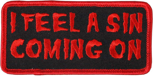Hot Leathers PPL9351 I Feel a Sin Patch (Multicolor, 4" Width x 2" Height)...