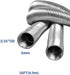 Brake Line Protector for 3/16" Tube - Upgraded Stainless Steel Brake Line Protector 3/16 Inch(2024 New), Premium Galvanized Gravel Guard Spring 16...