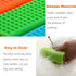 2 Pieces Pet Dog Cat Hair Remover, Block Roller Cleaner, Hollow Silicone Cleaner Brush for Sofa, Car Interiors, Furnishings, Carpets, Bedding or A...