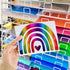 TECKWRAP Holographic Sparkle Chrome Adhesive Craft Vinyl 1ft x 5ft, Rainbow...