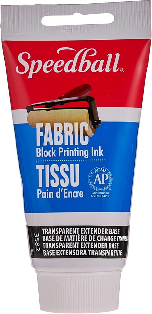 Speedball 3582 Transparent Extender Base For Fabric Block Printing Ink AP Certified 2.5 FL OZ...
