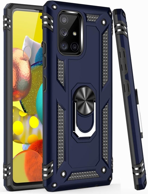 LUMARKE for Galaxy A51 5G Case with Screen Protector,Pass 16ft. Drop Tested Military Grade Protective Phone Cover with Magnetic Ring Kickstand Com...