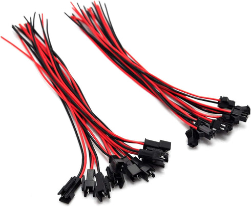 Gikfun JST SM 2-Pins 2P Female & Male Plug Connector Wire Cables for Arduino (Pack of 10 Pairs) AE1045...