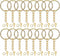 Key Chains 100Pcs Key Chain Rings Kit with Open Jump Ring & Screw Eye Pins,Keychain Accessories for Jewelry Crafts Keychains Making Supplies...