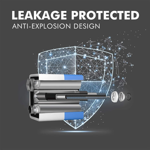 Voniko 9V Batteries - Alkaline 9V Battery 2 Pack - Ultra Long Lasting with a 7 - Year Shelf Life...