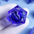 Dragon Eye Liquid Core DND Dice Set Resin Sharp Edged Dice Handmade D&D Dice for Role Playing Dungeons and Dragons Game (Styles 3 Purple)...