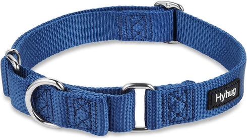 Hyhug Pets Premium Upgraded Heavy Duty Nylon Anti-escape Martingale Collar for Boy and Girl Dogs Comfy and Safe - Professional Training, Daily Use...