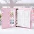 100 Envelope Challenge Binder, A5 Savings Binder with Cash Envelopes for Fun and Easy Savings $5,050 (Pink)...