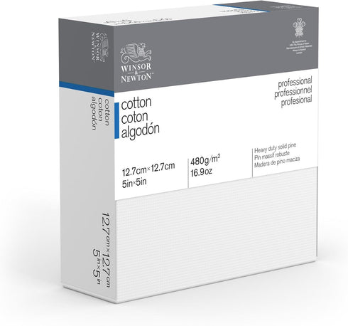 Winsor & Newton Professional Cotton Canvas, 5" x 5" Deep Edge...