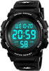 Kids Digital Sports Watch for Boys Girls, Boy Waterproof Casual Electronic Analog Quartz 7 Colorful Led Watches with Alarm Stopwatch Silicone Band...