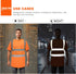 High Visibility Shirts Quick Dry Safety T Shirts with 4 Reflective Strips and Pocket Short Sleeve Mesh Hi Vis Construction Work Class 2 Shirt for ...